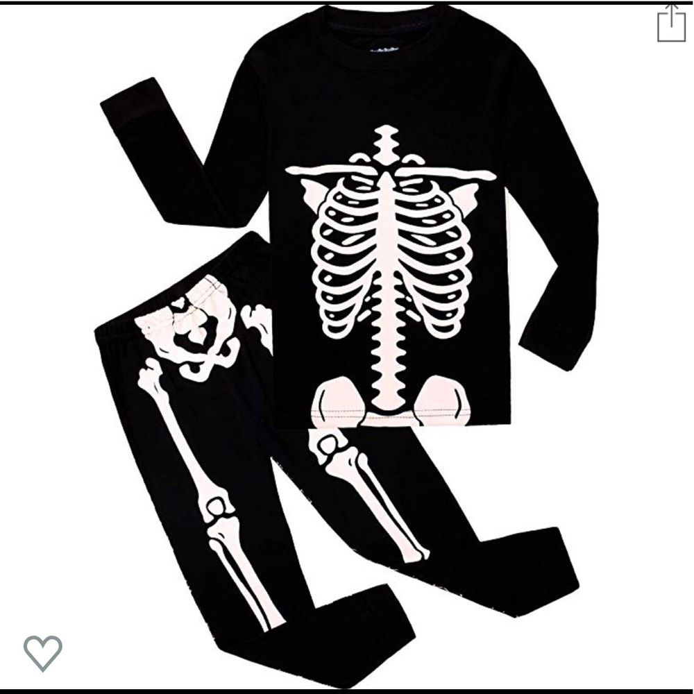SKELETON PAJAMAS GLOW IN THE DARK!